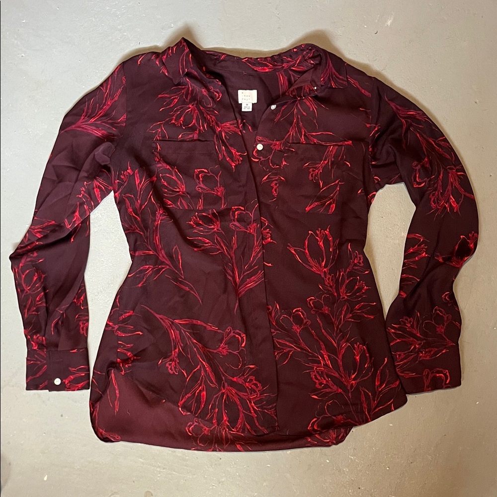 Floral Button-Up Shirt